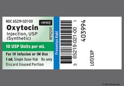 colorless - Oxytocin 10unit / mL +RFID Solution for Injection