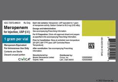 yellow - Meropenem 1g Powder for Injection