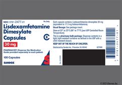 Orange And White Sz833 Sz833 - Lisdexamfetamine Dimesylate 30mg Capsule