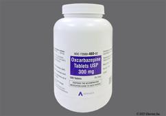 Yellow Oval 14 14 - Oxcarbazepine 300mg Tablet