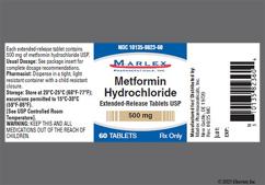 White Oblong Med And 500 - Metformin Hydrochloride 500mg Extended-Release Tablet