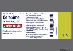 yellow - Cefepime 2g Powder for Injection