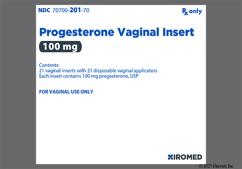 Progesterone Coupon - Progesterone 100mg insert