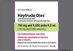 Keytruda Qlex Coupon - Keytruda Qlex 4.8ml of 790mg and 9600 units/4.8ml vial