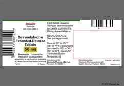 Pink Round M41 - Desvenlafaxine 50mg Extended-Release Tablet