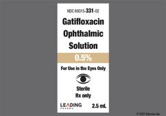 yellow - Gatifloxacin 0.5% Ophthalmic Solution