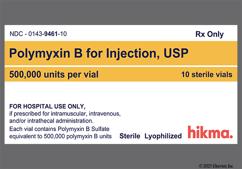 white - Polymyxin B Sulfate 500,000unit Powder for Injection