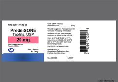 White Round E 173 - Prednisone 20mg Tablet