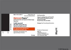 Rybrevant Faspro Coupon - Rybrevant Faspro 1600mg of 20000 units/10ml vial