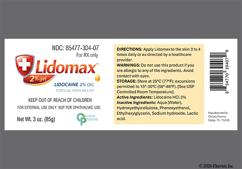 Lidomax Coupon - Lidomax 85g of 2% tube of gel