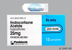 Hydrocortisone Acetate Coupon - Hydrocortisone Acetate 25mg suppository