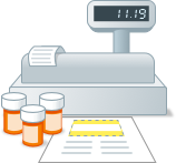 Illustration of cash register