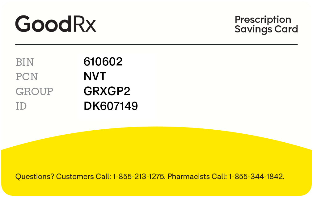 Prescription Discount Card GoodRx Prescription Discount Card GoodRx