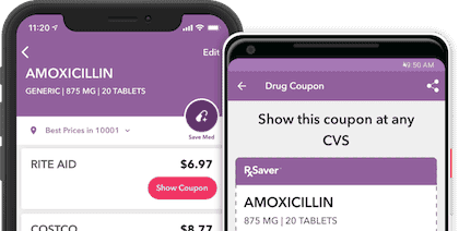 RxSaver app on mobile devices